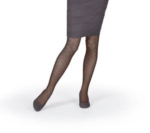 Outlet 15-20 mmHg panty mediano diamante negro